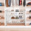 Expandable 4-Tier Metal Shoe Rack – White 2