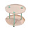 Plateau de service rond à deux étages rose (1 pièce) 6