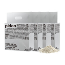 pidan Cassava & Tofu Clumping Cat Litter (4x2.4 kg/6L) 70% Tofu 30% Cassava, Plant-Based & Biodegradable, Fast Clumping, Low Dust & Tracking, Light