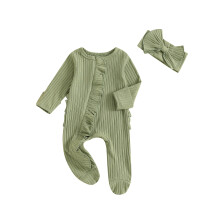 (Newborn, Green) Ensemble d'automne pour 2 pièces.