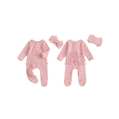 (0-3 Months, Pink) Ensemble d'automne pour 2 pièces. 1