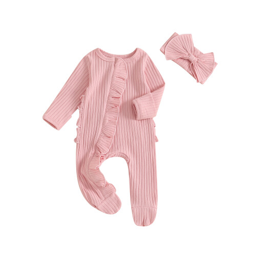 (Newborn, Pink) Ensemble d'automne pour 2 pièces.