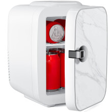 Mini-réfrigérateur EDX, réfrigérateur portable pour camping-car, glacière compacte personnelle 4 litres/6 canettes pour la maison, la voiture et