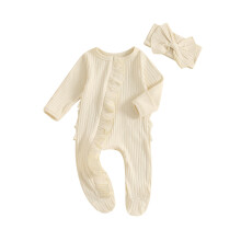 (0-3 Months, Apricot) Ensemble d'automne pour 2 pièces.