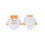 (12-18 Months, Orange) Φόρμα για μωρά φθινοπωρινή φόρμα 2