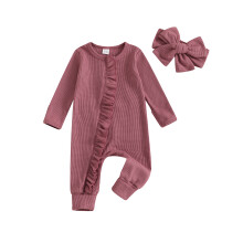 (3-6 Months, Purple) Ensemble 2 pièces vêtements nouveau-né