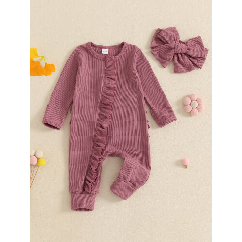 (3-6 Months, Purple) Σετ 2 τεμαχίων και κορδέλα 2
