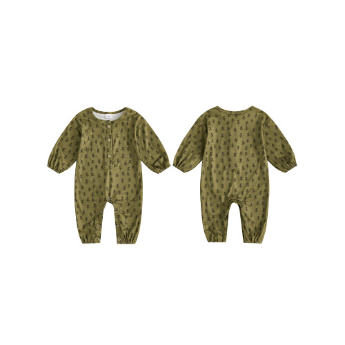 (6-12 Months, Green) Dětský overal, dlouhý a chlapce 1