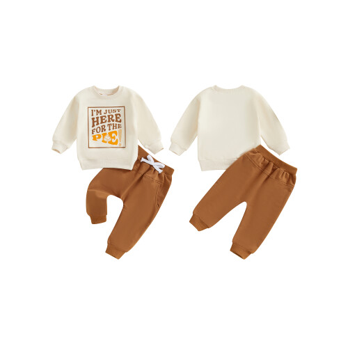 (12-18 Months, Brown) Σετ Ευχαριστιών για και παντελόνι 1