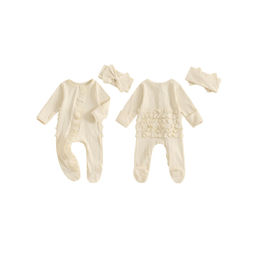 (0-3 Months, Apricot) Ensemble d'automne pour 2 pièces. 1