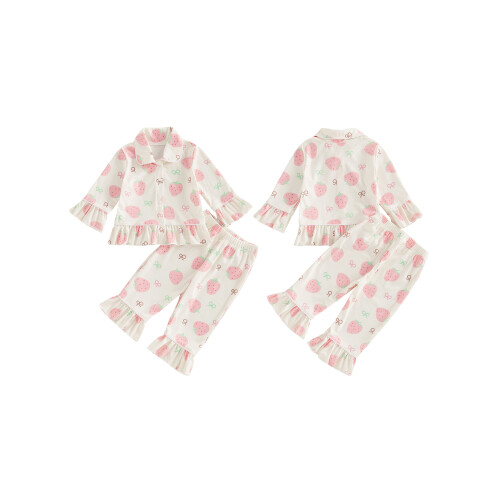 (6-12 Months, Pink) Σετ πιτζάμας 2 για νήπια 1