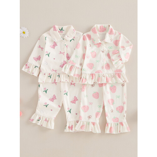 (18-24 Months, Pink) Σετ πιτζάμας 2 για νήπια 2