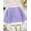 (2-3 Years, Purple) Herbstpullover für Kleinkinder Rundhalsausschnitt, Grobstrick 5
