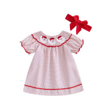 (12-18 Months, Red) Kleinkind Weihnachtskleid für modisches Prinzessinnenkleid