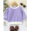(2-3 Years, Purple) Herbstpullover für Kleinkinder Rundhalsausschnitt, Grobstrick 3