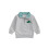 (18-24 Months, Dark Grey) Φούτερ με κέντημα για νήπια 1