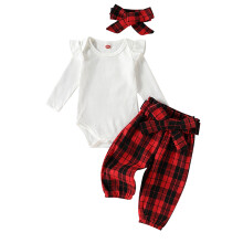 (6-12 Months, White) Ensemble bébé fille Vêtements mignons.