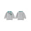 (18-24 Months, Dark Grey) Φούτερ με κέντημα για νήπια 2