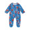 (3-6 Months, Blue) Rompertje voor pasgeboren hals, jumpsuit 1