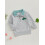 (18-24 Months, Dark Grey) Φούτερ με κέντημα για νήπια 5