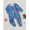 (3-6 Months, Blue) Rompertje voor pasgeboren hals, jumpsuit 3