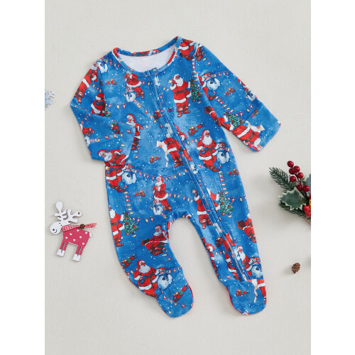 (3-6 Months, Blue) Rompertje voor pasgeboren hals, jumpsuit 2