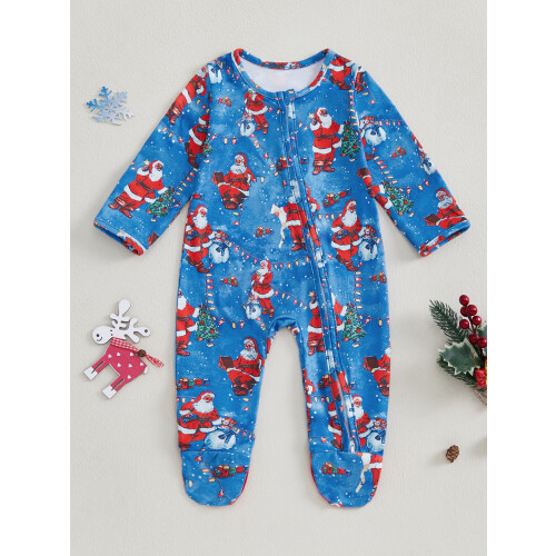 (0-3 Months, Blue) Rompertje voor pasgeboren hals, jumpsuit 2