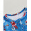 (0-3 Months, Blue) Rompertje voor pasgeboren hals, jumpsuit 6