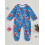 (3-6 Months, Blue) Rompertje voor pasgeboren hals, jumpsuit 2