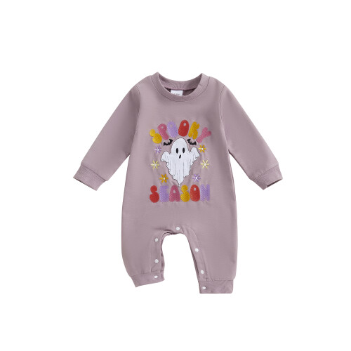 (3-6 Months, Purple) Éadaí Romper Oíche agus Taibhse
