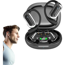 Viora AI Translator Earbuds, Waterproof Open-Ear Headphones with Real-Time Translation, Compatible with iOS & Android