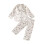 (3-4 Years, White) Kinder-Pyjama-Set für Mädchen elastischem Bund 1
