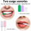 Μαλακές τσίχλες για νάρθηκες Invisalign – 4 τεμάχια σιλικονούχα μαλακές τσίχλες με 6