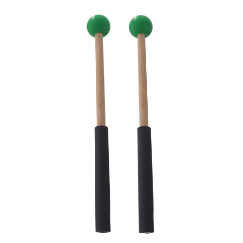 Rubber Mallet Drum Sticks 8 Inch Anti-Slip Percussion