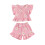 (6-12 Months, Pink) Letní oblečení pro a roztomilé. 1