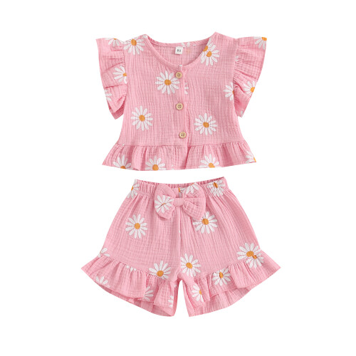 (6-12 Months, Pink) Letní oblečení pro a roztomilé.