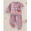 (6-12 Months, Purple) Σετ βρεφικών παντελονιών κορίτσια αγόρια 4