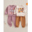 (0-6 Months, Beige) Σετ βρεφικών παντελονιών κορίτσια αγόρια 3