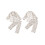 (5-6 Years, White) Kinder-Pyjama-Set für Mädchen elastischem Bund 2