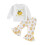 (18-24 Months, Ivory) Conjunto calça e de Graças. 1
