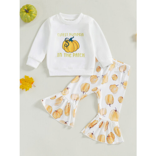 (12-18 Months, Ivory) Conjunto calça e de Graças. 2