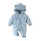 (0-3 Months, Blue) Macacão de inverno da moda. 1