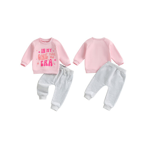 (12-18M, GRAY) Éadaí Breithlá do 2 phíosa 1
