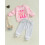 (12-18M, GRAY) Éadaí Breithlá do 2 phíosa 4