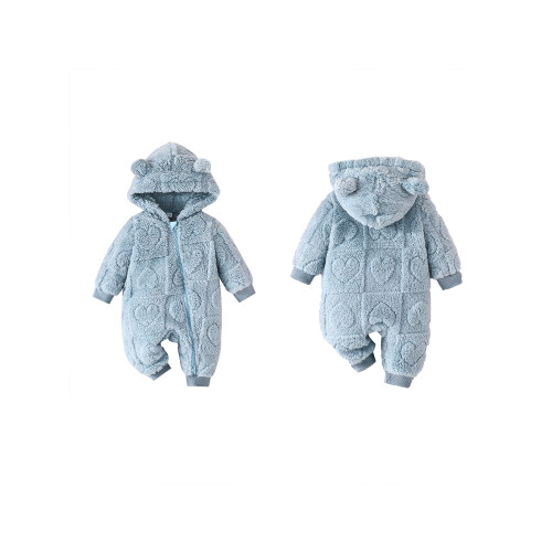 (6-9 Months, Blue) Dívčí zimní overal módní oblečení 1