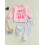 (12-18M, GRAY) Éadaí Breithlá do 2 phíosa 3