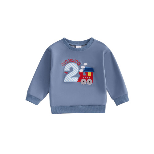 (2-3 Years, Blue) Φούτερ μωρών αγοριών, με κουκούλα.