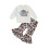(18-24 Months, White) Mädchen Herbst-Sets: Langarm-Sweatshirt lange Schlaghose 1