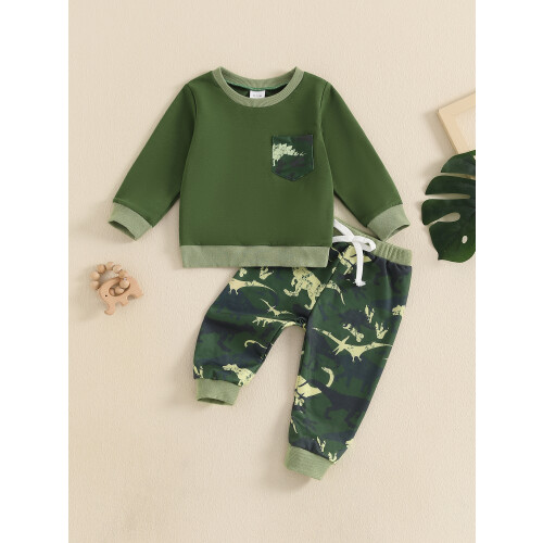 (12-18 Months, Green) Σετ 2 τεμαχίων για νήπια 2
