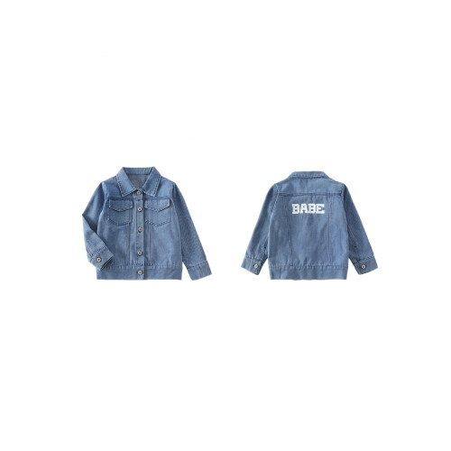 (1-2 Years, Blue) Giacca jeans bambino/a per l'autunno. 1